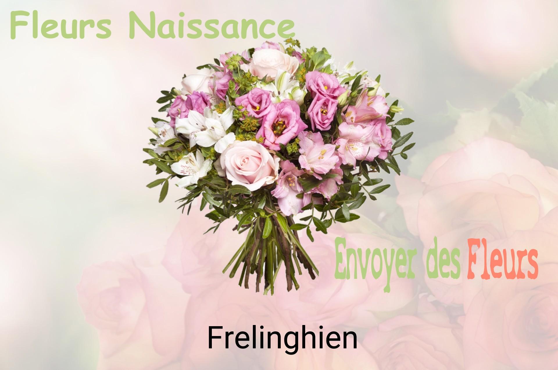 Bouquet de fleurs de naissance livré à Frelinghien
